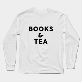 Books and tea Long Sleeve T-Shirt